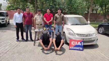 थानेसर: जिले में NH152D से अंतरराज्यीय गाड़ी चोर गिरोह के 2 आरोपी गिरफ्तार, एक दर्जन गाड़ियों की चोरी का खुलासा