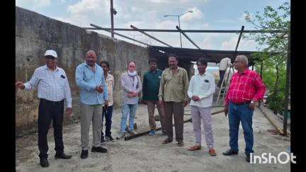 धार: धार के मांडू में नीलकंठ महादेव मंदिर में नर्मदा परिक्रमा वासियों के लिए नगर परिषद ने प्रतीक्षालय बनाया