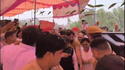 बिलारी: विधानसभा देवरी में नेता जी मुलायम सिंह यादव की याद में मूर्ति स्थापित करने के उपलक्ष में शिलान्यास कार्यक्रम