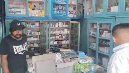 हज़ारीबाग: हजारीबाग सदर अस्पताल के सामने एक मेडिकल दुकान में हुई चोरी