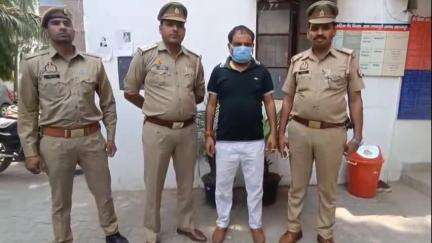 सहारनपुर: जनकपुरी पुलिस ने सरकारी कार्य में बाधा उत्पन्न करने के मामले में वांछित अभियुक्त को अंबेडकर चौक के पास से किया गिरफ्तार