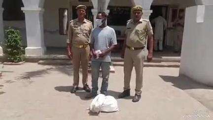 नकुड: नशरुल्लागढ़ रोड से एक नशा तस्कर को अवैध शराब के साथ किया गया गिरफ्तार
