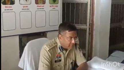 दुर्ग: सुपेला थाने में दुर्ग SP विजय अग्रवाल ने विवेचकों की ली बैठक