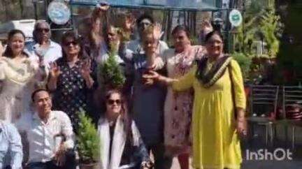 नैनीताल: भीमताल से आदि कैलाश यात्रा के लिए रवाना हुआ प्रथम दल पहुंचा पर्यटक आवास गृह, हुआ स्वागत