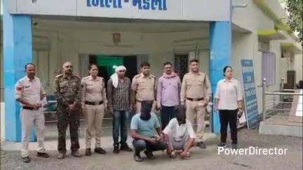 नैनपुर: नैनपुर पुलिस ने अपहरण और लूट की घटना के दो आरोपियों को किया गिरफ्तार
