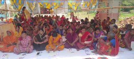 खड़गपुर: प्रखंड में चार पंचायतों के चार ग्राम संगठनों में महिला संवाद कार्यक्रम आयोजित