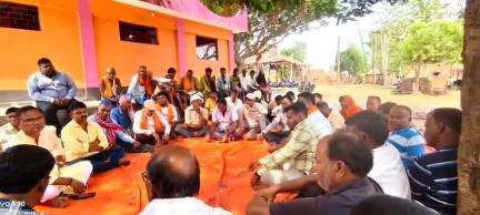 केरेडारी: जोरदाग में मंडा पूजा को लेकर ग्रामीणों की बैठक हुई संपन्न