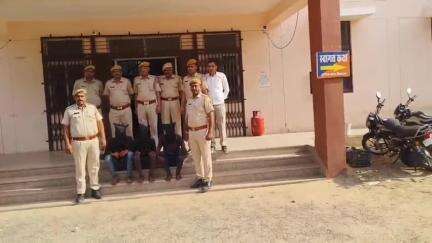जैतारण थाना क्षेत्र के करमावास के पास लूट की वारदात का खुलासा, तीन आरोपी गिरफ्तार