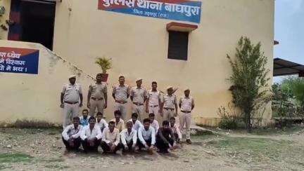 झाडोल: बाघपुरा पुलिस ने 3 हिस्ट्रीशीटर समेत 12 आरोपियों को किया गिरफ्तार