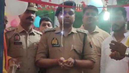 जौनपुर: मई चौराहे पर पुलिस बूथ का उद्घाटन किया गया