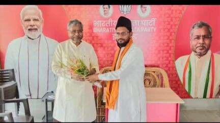 किस्को: मुस्लिम राष्ट्रीय मंच उलेमा प्रकोष्ठ के राष्ट्रीय सहसंयोजक ने प्रतिपक्ष नेता व भाजपा प्रदेश अध्यक्ष पूर्व सीएम से मुलाकात की