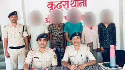 मोहनिया: कुदरा पुलिस ने 14.44 ग्राम हेरोइन के साथ 5 लोगों को किया गिरफ्तार