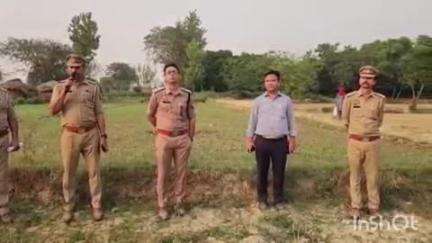 थाना खानपुर पुलिस ने ग्राम ढकरोली निवासी गैंगस्टर की 93 लाख रुपए की भूमि की कुर्क की, एसडीएम व सीओ रहे मौजूद