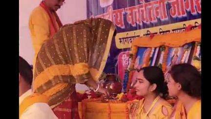 हरनौत: सरथा गांव में 9 कुंडली नव चेतना जागरण गायत्री महायज्ञ का आयोजन