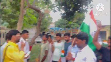 थरथरी: चंडी बापू हाई स्कूल से ऑपरेशन सिंदूर के समर्थन में तिरंगा यात्रा निकाली गई