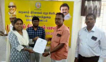 ஒரத்தநாடு: வட்டாட்சியர் அலுவலகத்தில் நில அளவை உபகரணங்களை கலெக்டர் நேரில் பார்வையிட்டு ஆய்வு
