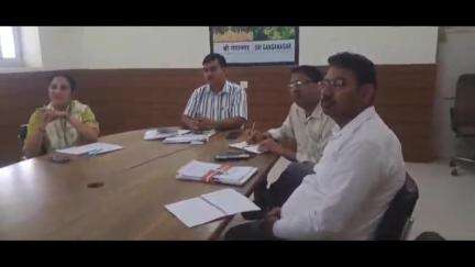 ग्रामीण विकास विभाग के अधिकारियों ने VC के जरिए श्रीगंगानगर के अधिकारियों को दिए आवश्यक दिशा-निर्देश