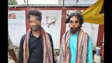 सिवान: पासवान चौक से चोरी की मोटरसाइकिल के साथ दो चोर गिरफ्तार