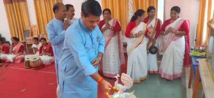 जगदीशपुर: बिहार में शिशु शिक्षा प्रबंध समिति और भारती शिक्षा समिति के तत्वावधान में संचालित आनन्दराम ढांढनियाँ सरस्वती विद्या मंदिर
