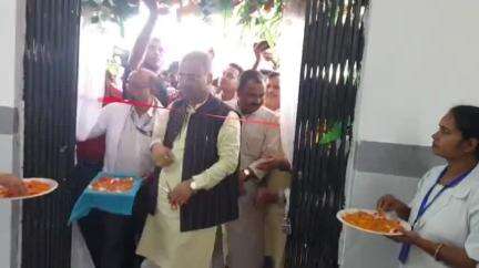 बरहरा: स्वास्थ्य मंत्री बिहार सरकार मंगल पांडे ने बी कोठी में स्वास्थ्य विभाग से जुड़े कई योजनाओं का उद्घाटन और शिलान्यास किया