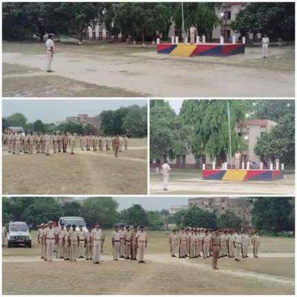 आज दिनांक:-16.05.2025 दिन शुक्रवार को पुलिस पदाधिकारी एवं कर्मियों में अनुशासन बनाए रखने हेतु पुलिस केन्द्र, कटिहार में पुलिस उपाधीक्षक (रक्षित) के नेतृत्व में जनरल परेड का आयोजन किया गया।