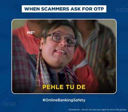 #सीकर
Beware of scammers
डायल करे 1930
#cyberAwareness 
#TeamSikarPolice