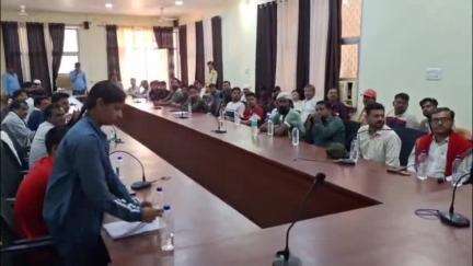 छतरपुर नगर: नगर पालिका में आपदा प्रबंधन के लिए स्वयंसेवकों को प्रशिक्षण