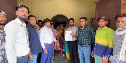 बागपत: राष्ट्रीय वाल्मीकि क्रांतिकारी मोर्चा बागपत ने ठेका कर्मचारियों की विभिन्न समस्याओं को लेकर ईओ को सौंपा ज्ञापन