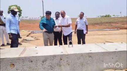 విజయనగరం: భోగాపురం అంతర్జాతీయ విమానాశ్రయ నిర్మాణ పనులను పరిశీలించిన పర్యాటక శాఖ ప్రత్యేక ప్రధాన కార్యదర్శి అజయ్ జైన్