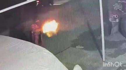 अंबाह: लेड रोड पर अज्ञात युवक ने की फायरिंग, CCTV कैमरे में कैद हुई वारदात