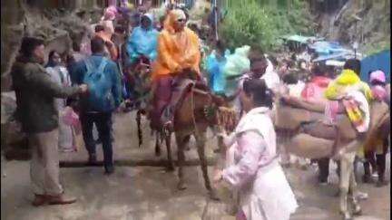 रुद्रप्रयाग: केदारनाथ यात्रा में उमड़ रहा भक्तों का सैलाब, घोड़े-खच्चरों के संचालन से यात्रियों में खुशी
