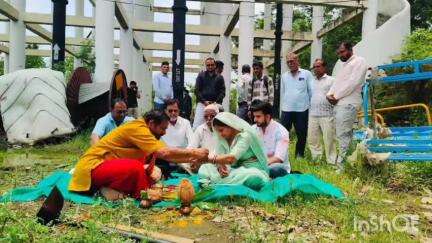 पीथमपुर: पीथमपुर नगर पालिका ने संजय जलाशय पर स्टोर रूम का निर्माण शुरू किया