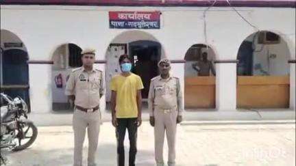 गढ़मुक्तेश्वर: गांव वैट मोड़ तिराहे के पास पुलिस ने महिला से रेप की घटना में फरार एक अभियुक्त को किया गिरफ्तार
