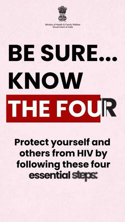 Be sure to know the four essential steps for prevention. 
Let's unite and fight against HIV!