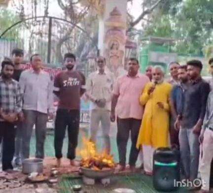 बेहट: जसमौर में सनातन संस्कृति उत्थान समिति के अध्यक्ष ने मध्य प्रदेश सरकार के मंत्री के खिलाफ की मुकदमा दर्ज करने की मांग
