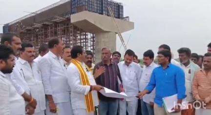 కొత్తపాలెం చింతలచెరువు-  గ్రామాల మధ్య వేగంగా బ్రిడ్జి నిర్మాణ పనులు పూర్తి చేయాలి : ప్రభుత్వ చీఫ్ విప్ జీవి