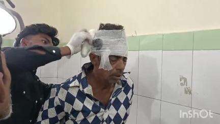 बाजपुर: मरियमपुर रोड पर सेंट हॉस्पिटल के समीप दो बाइकों की भिंड़त में एक व्यक्ति घायल हुआ