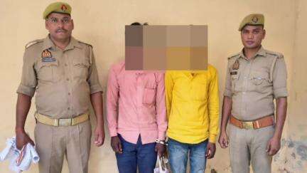 ओबरा: कोन पुलिस ने दो पशु तस्करों को किया गिरफ्तार, कुल 8 राशि गोवंश किया गया बरामद