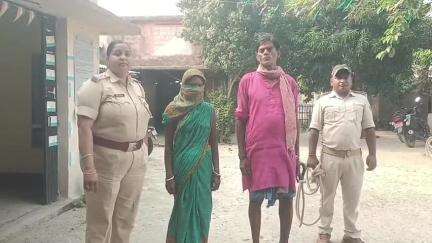 हसनगंज: महमदिया गांव में हत्या के प्रयास के मामले में फरार महिला और पुरुष को पुलिस ने गिरफ्तार किया