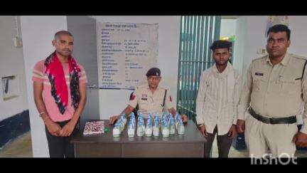 बिल्हा: बिल्हा पुलिस ने 60 पाव देशी प्लेन शराब का परिवहन करते हुए दो आरोपियों को गिरफ्तार कर जेल भेजा