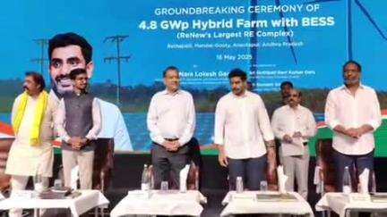 గుంతకల్లు: బేతపల్లి లో 2300 ఎకరాలలో 22 వేల కోట్లతో రెన్యూవబుల్ విద్యుత్ కాంప్లెక్స్ మంత్రి నారా లోకేష్ భూమి పూజ