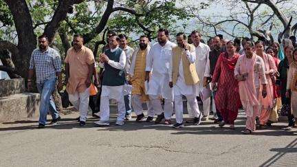 नाहन: सीमावर्ती क्षेत्र में बड़े स्तर पर अवैध तरीके से हो रहा खनन: बिंदल