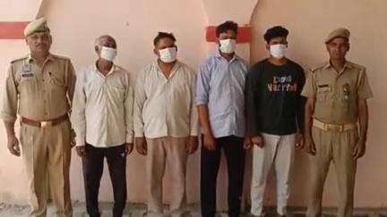 धौलाना: पिलखुवा थाना पुलिस ने गांव परतापुर में हुई मारपीट की घटना में संलिप्त 4 अभियुक्तों को किया गिरफ्तार