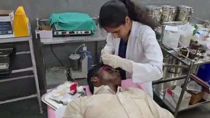 आमला: लिमझिरी गांव में बाइक स्लिप होने से युवक घायल