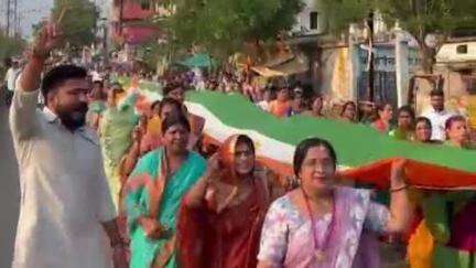 बरघाट: सिवनी नगर में तिरंगा यात्रा रैली निकाली गई, बरघाट विधायक क्षेत्र के कार्यकर्ता शामिल हुए