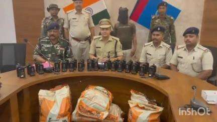 मांडू: एसपी ने प्रेस वार्ता में कहा- स्कॉर्पियो में चेंबर बनाकर नकली शराब की तस्करी हो रही थी