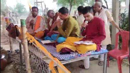 शाजापुर: ग्राम मोहना में प्राण प्रतिष्ठा महोत्सव के तीसरे दिन अन्नाधिवास और पुष्पफलाधिवास का आयोजन किया गया