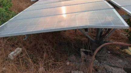 घनसावंगी: घनसावंगी तालुक्यातील लिंबोणी येथे वादळी वाऱ्यामुळे सोलरचे नुकसान