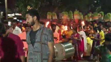 செங்கோட்டை: முண்டப்ப சுவாமி கோவில் கொடை விழாவை முன்னிட்டு முளைப்பாரி மற்றும் தீச்சட்டி ஊர்வலம் நடைபெற்றது
