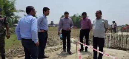 पूर्णिया पूर्व: पूर्णिया जिला पदाधिकारी द्वारा एयरपोर्ट निर्माण कार्य की की गई जांच
